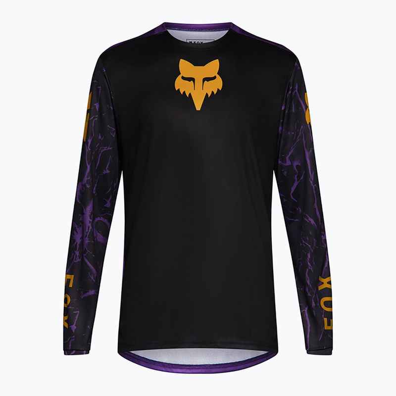 Férfi kerékpáros hosszú ujjú póló Fox Racing Ranger Image Print plum 5
