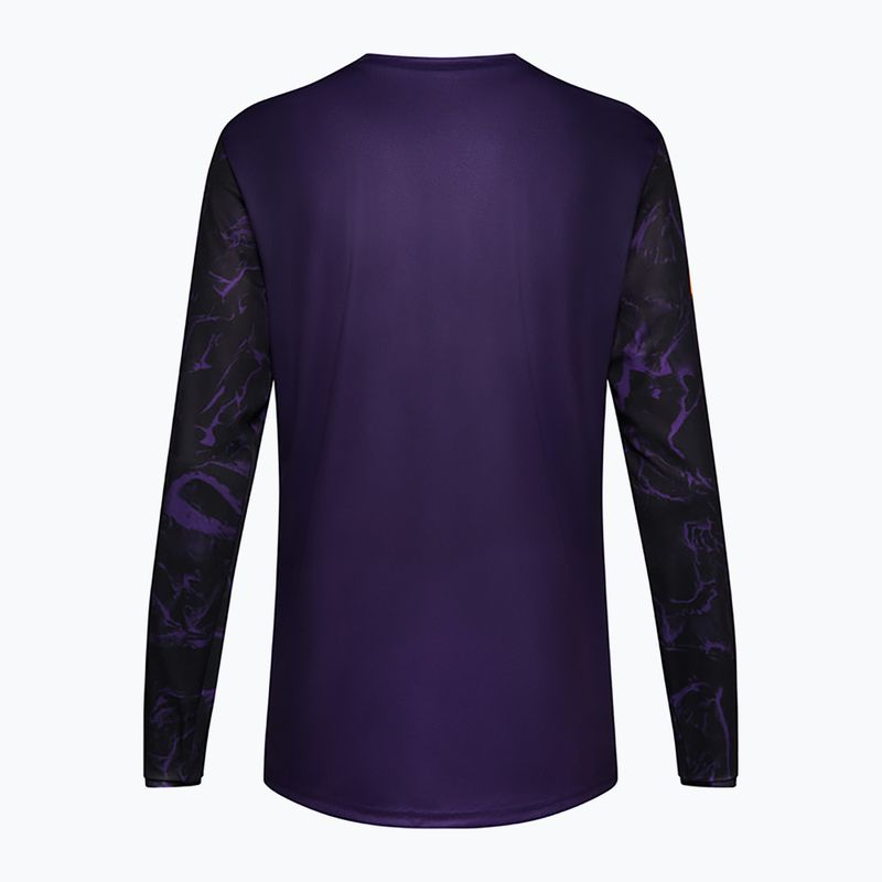 Férfi kerékpáros hosszú ujjú póló Fox Racing Ranger Image Print plum 6