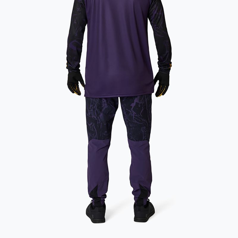 Gyerek kerékpáros hosszú ujjú póló Fox Racing Ranger Image Print Jr plum 2