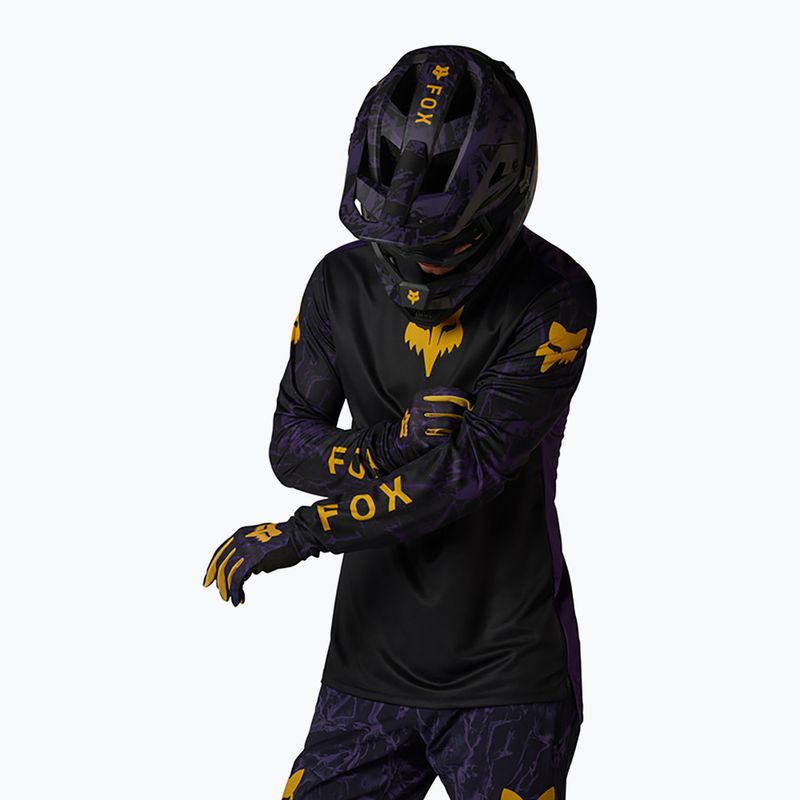 Gyerek kerékpáros hosszú ujjú póló Fox Racing Ranger Image Print Jr plum 3