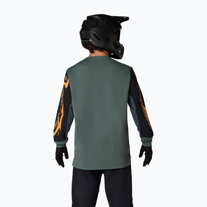 Férfi kerékpáros hosszú ujjú póló Fox Racing Defend Creation sage 2
