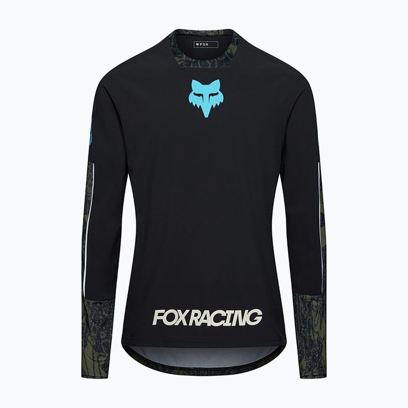 Férfi kerékpáros hosszú ujjú póló Fox Racing Defend Thermal Lunar black 7