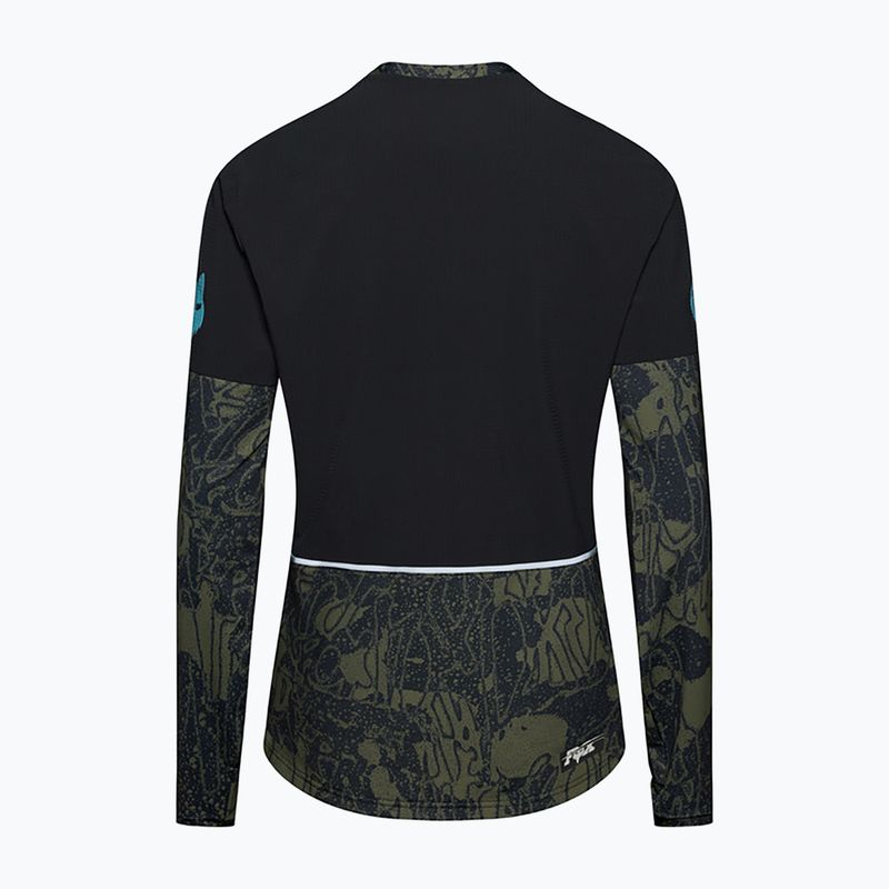 Férfi kerékpáros hosszú ujjú póló Fox Racing Defend Thermal Lunar black 8