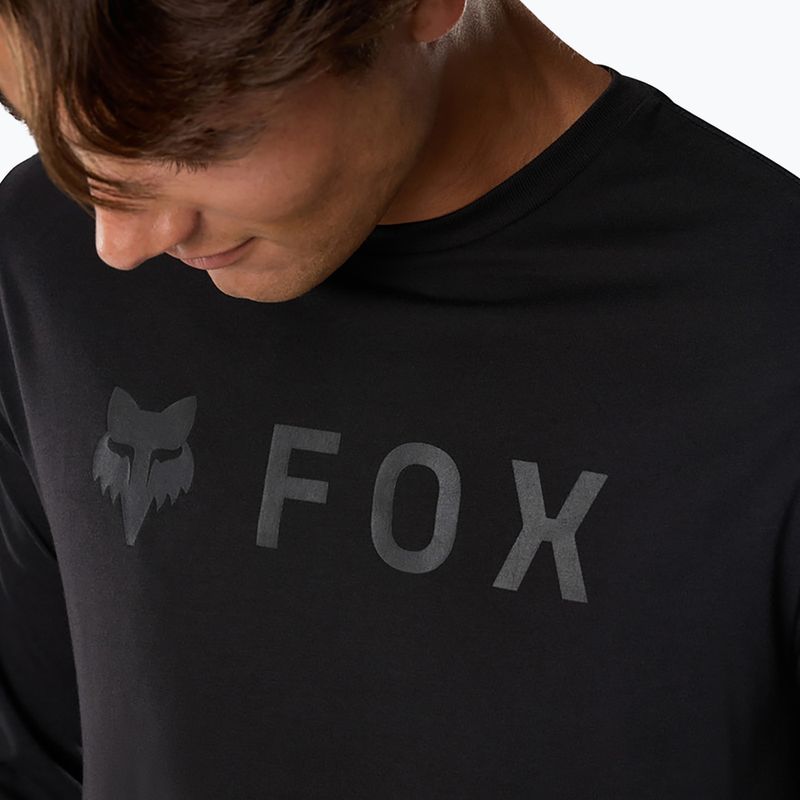Férfi kerékpáros hosszú ujjú póló Fox Racing Absolute Original Dri-Release LS Tee black/black 3