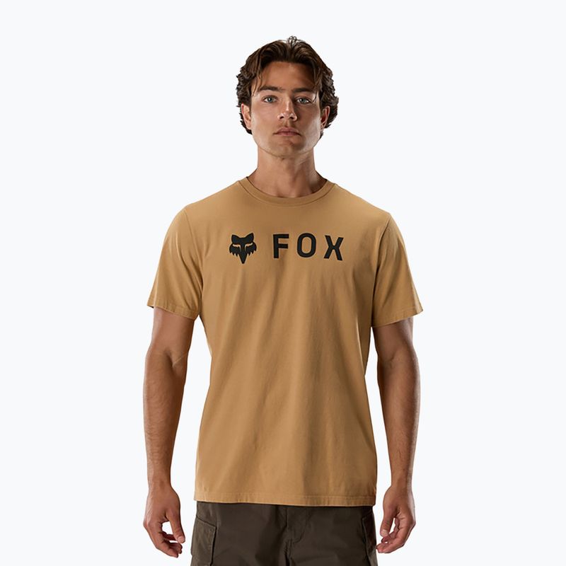 Férfi póló Fox Racing Absolute 195 Original SS Tee brown sugar