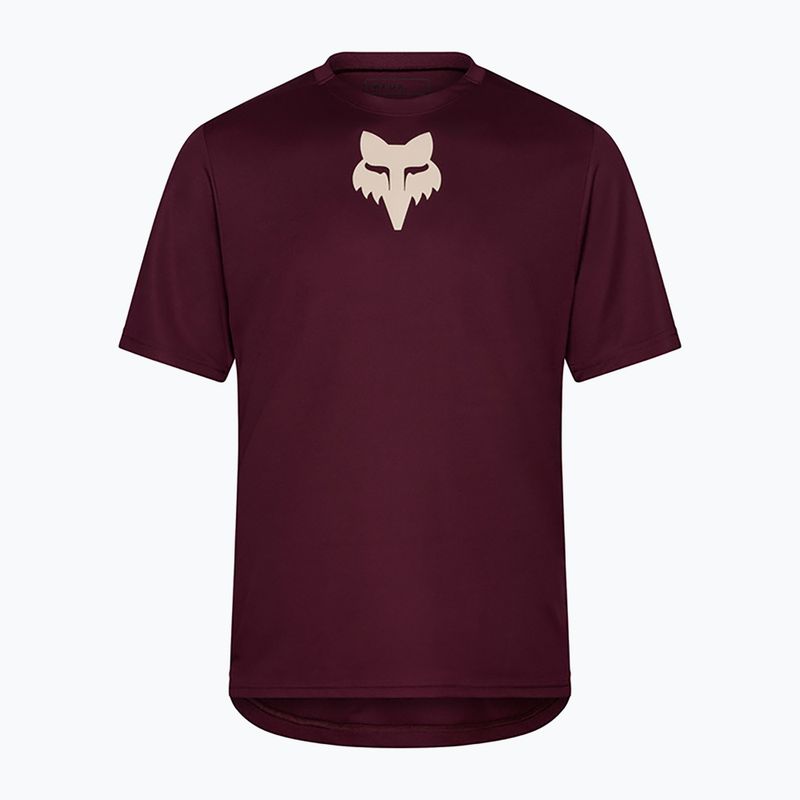 Férfi kerékpáros mez Fox Racing Ranger Fox Head SS dark maroon 5