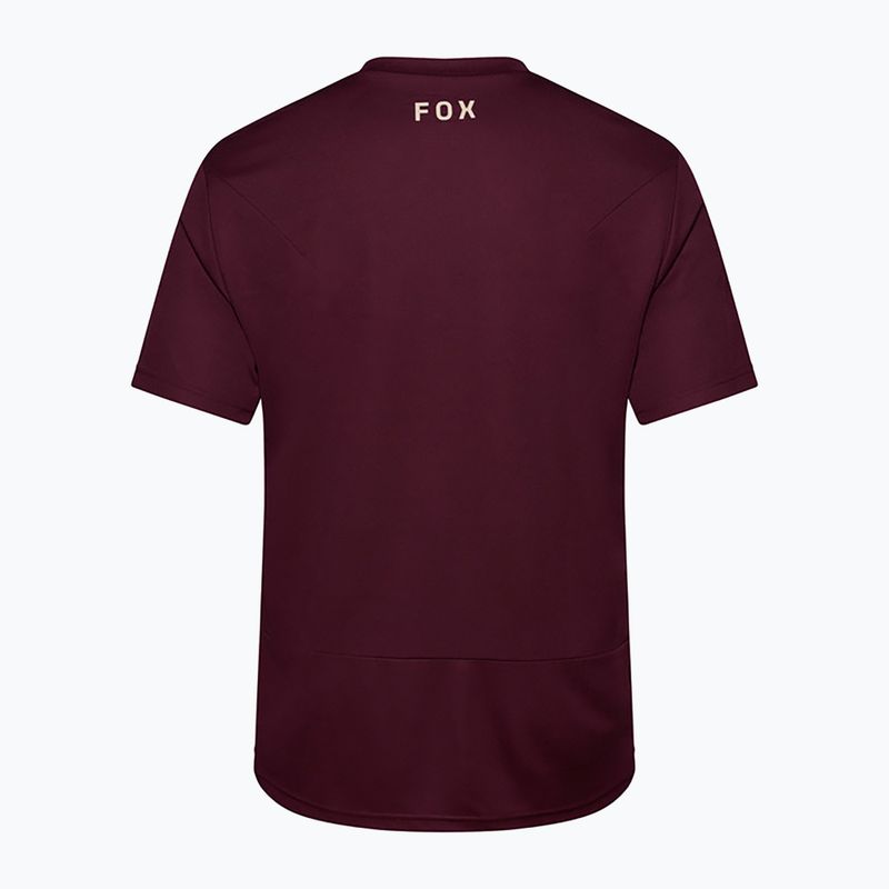 Férfi kerékpáros mez Fox Racing Ranger Fox Head SS dark maroon 6