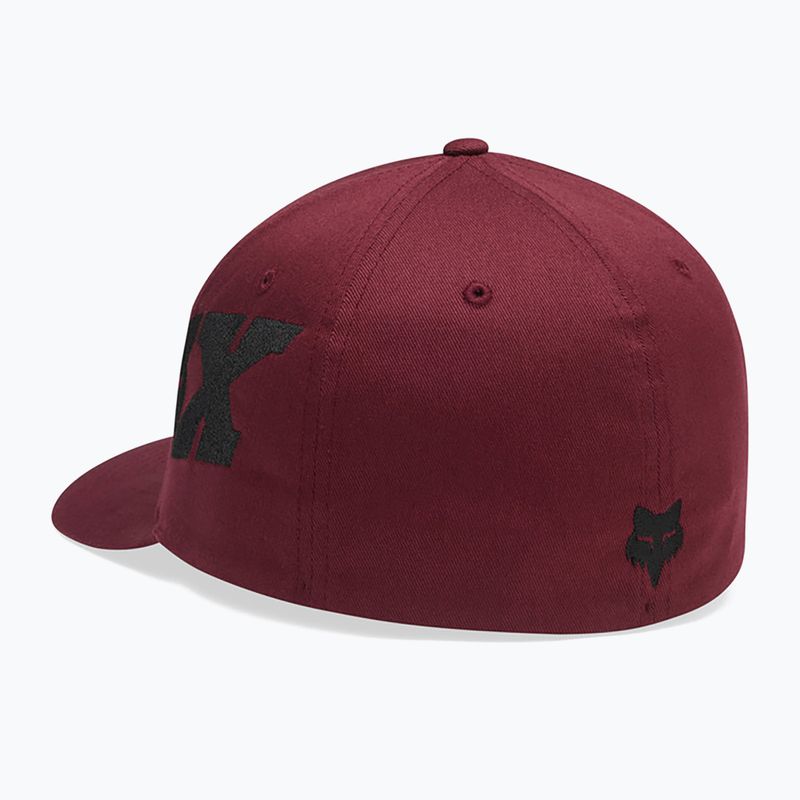 Férfi ellenzős sapka Fox Racing Fox Head X Flexfit dark maroon 2