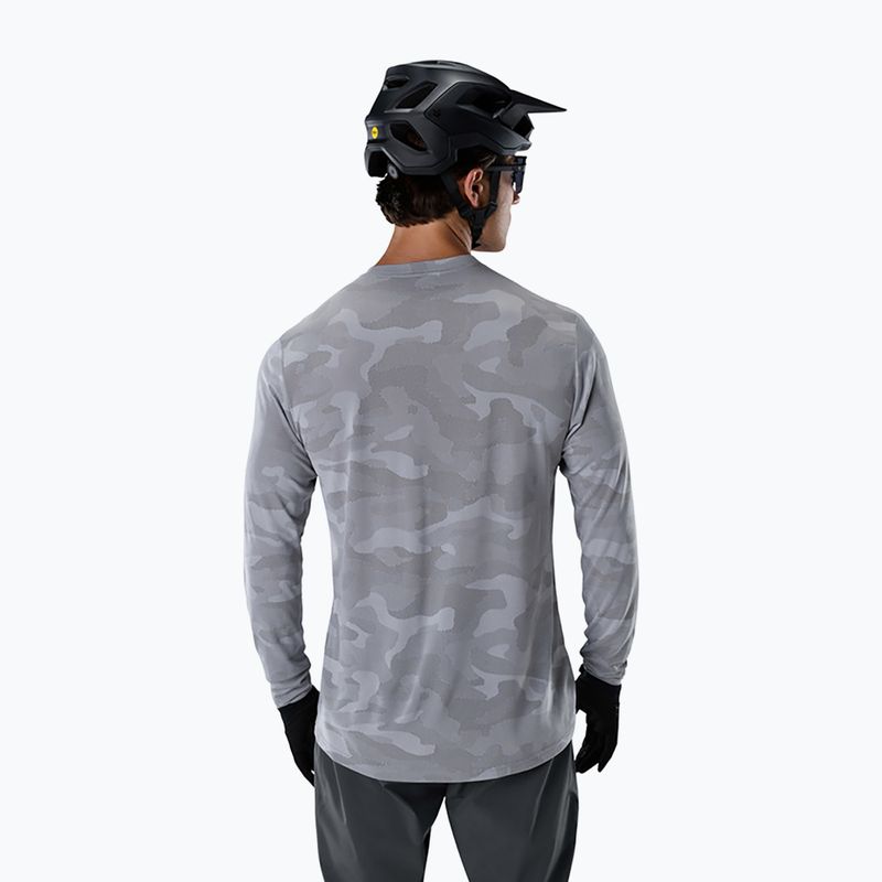Férfi kerékpáros hosszú ujjú póló Fox Racing Ranger Tru Dri pewter 2