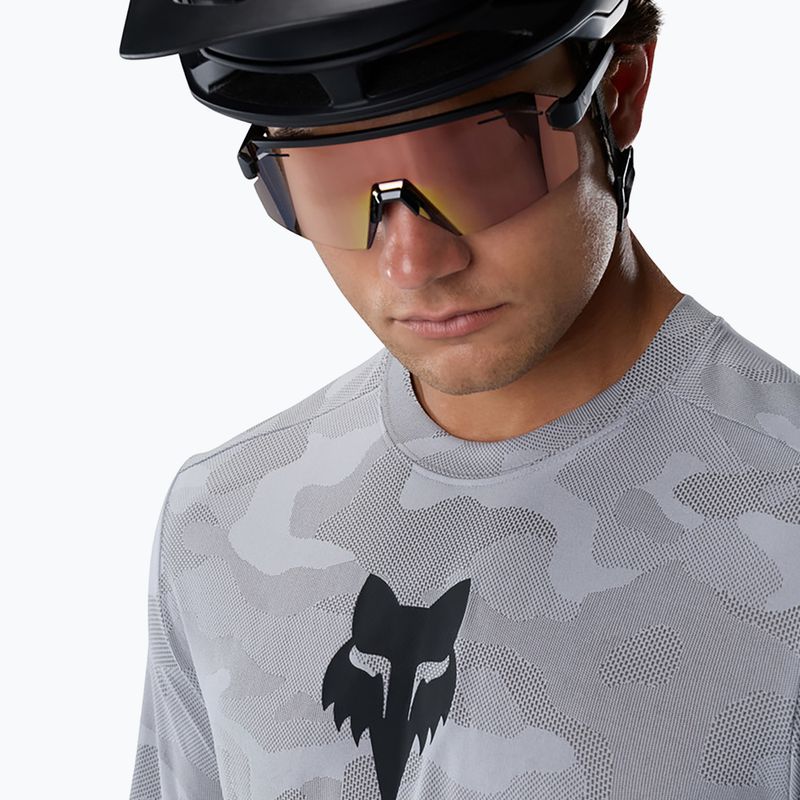 Férfi kerékpáros hosszú ujjú póló Fox Racing Ranger Tru Dri pewter 3
