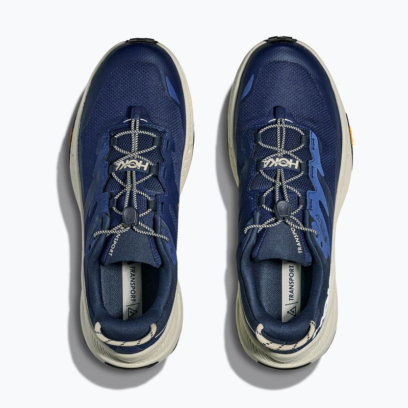 Férfi túracipők HOKA Transport GTX éjfekete/kókusz só 8