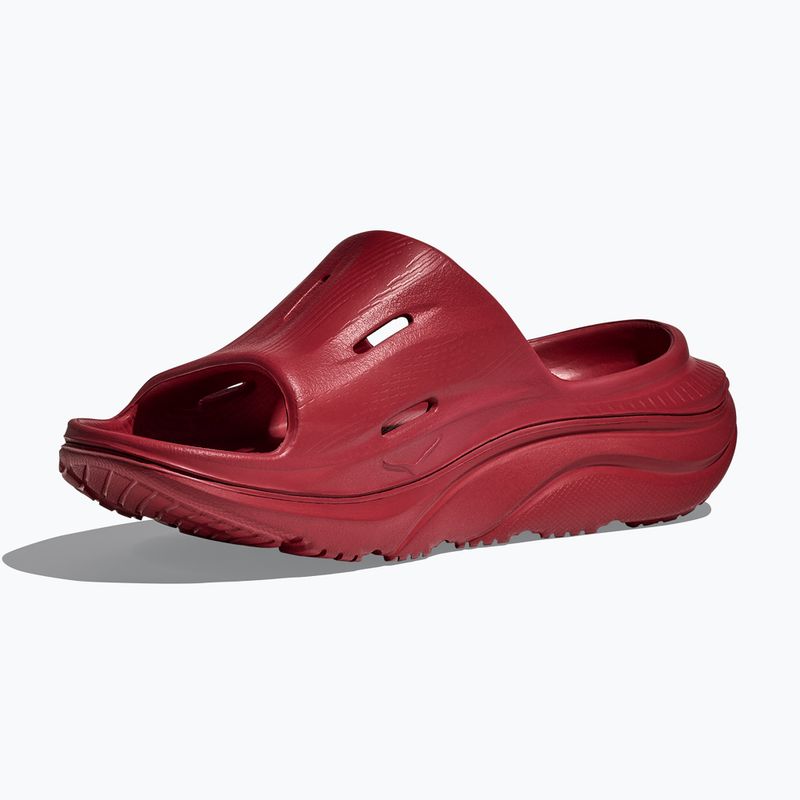 HOKA Ora Recovery Slide 3 bors/paprika flip-flopok 4