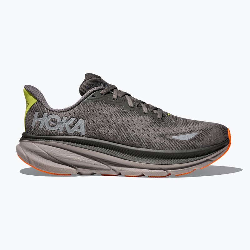 Férfi futócipő HOKA Clifton 9 GTX aszfalt szürke/kavics 2