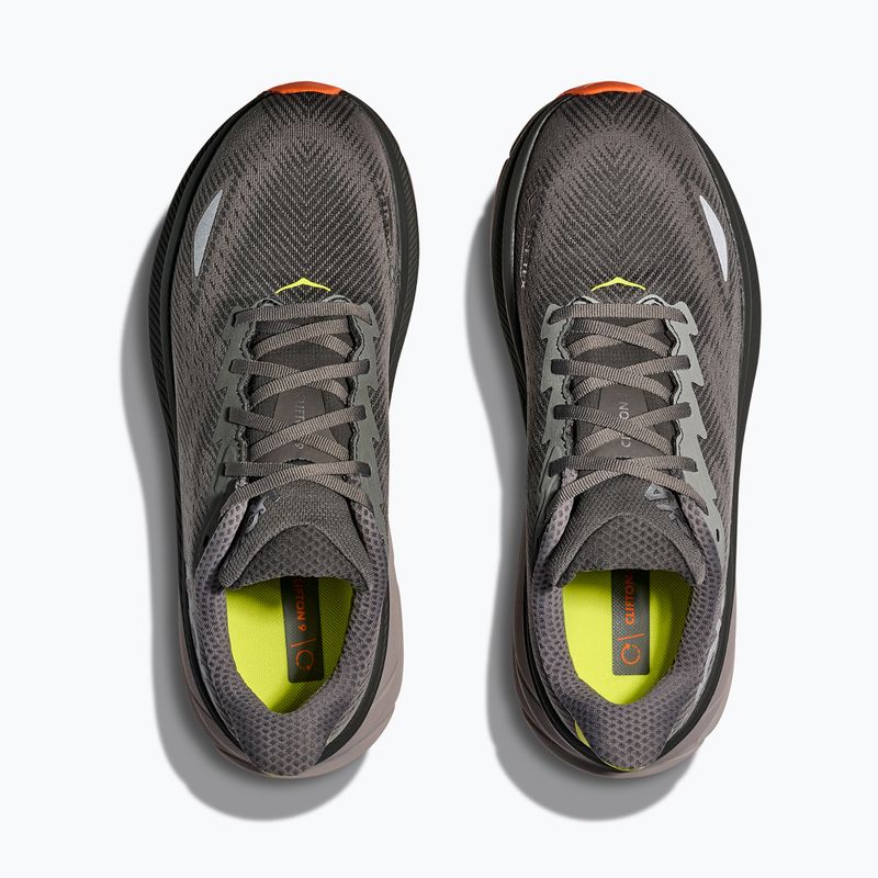 Férfi futócipő HOKA Clifton 9 GTX aszfalt szürke/kavics 8