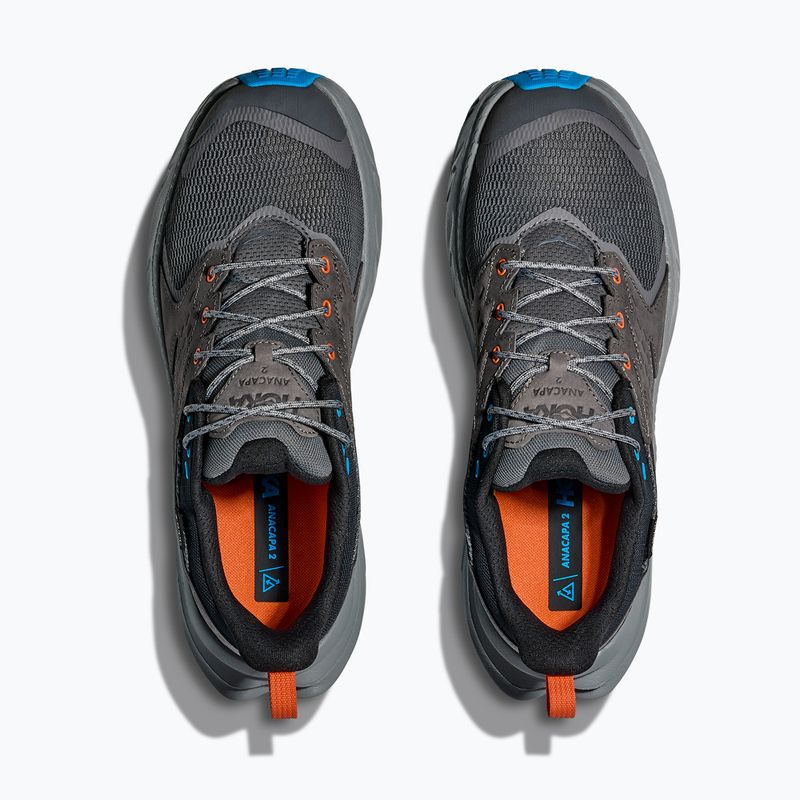 HOKA férfi túrabakancs Anacapa 2 Low GTX szatellit szürke/tengeri jég 8