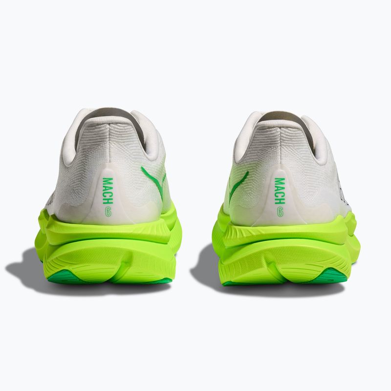 Férfi futócipő HOKA Mach 6 fehér/neon lime 6