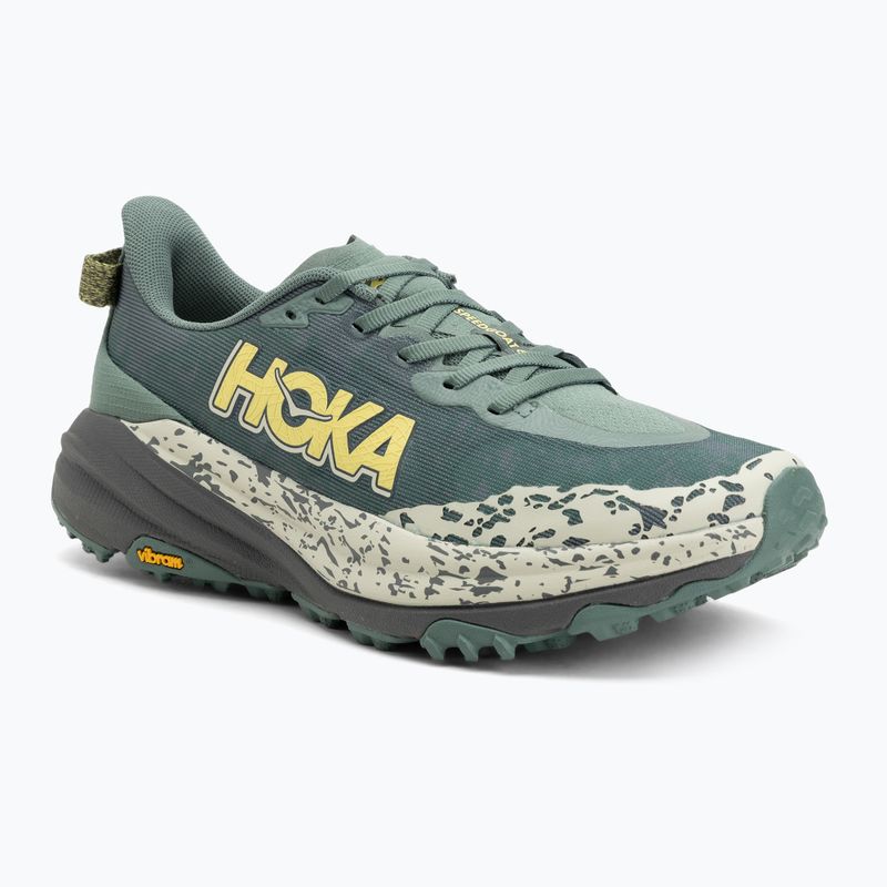 Férfi futócipő HOKA Speedgoat 6 páfrány/aszfalt szürke