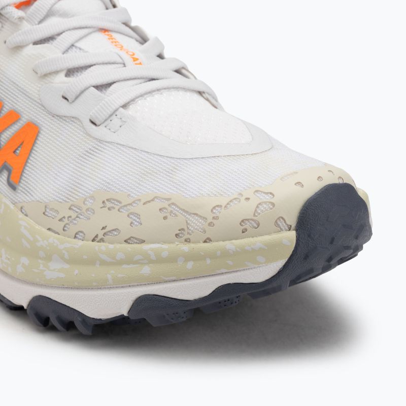 Férfi futócipő HOKA Speedgoat 6 fehér/neon mandarin 7