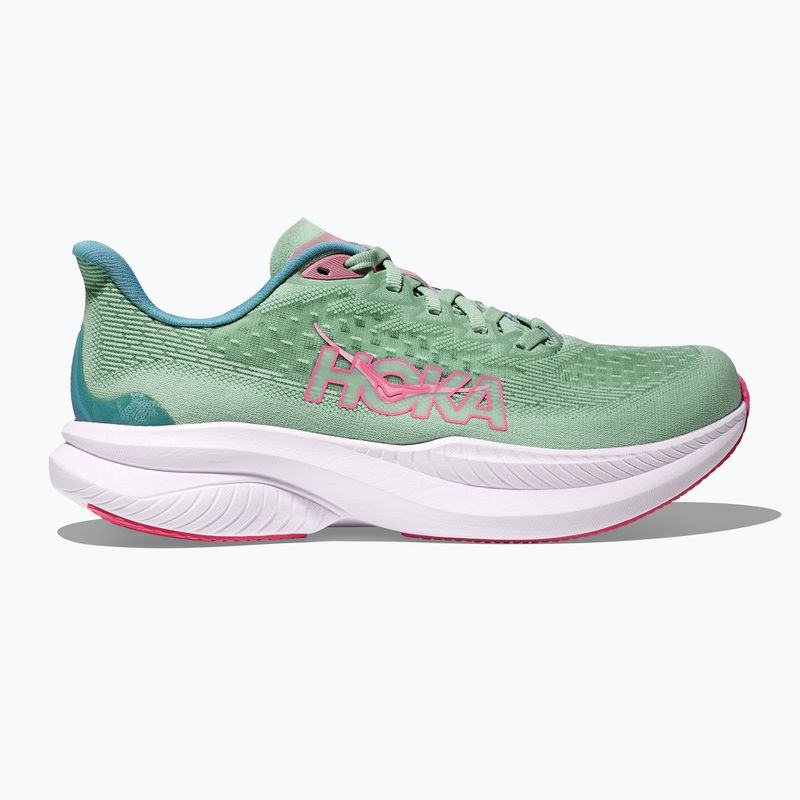 Női futócipő HOKA Mach 6 jadeite/alpine blue 2