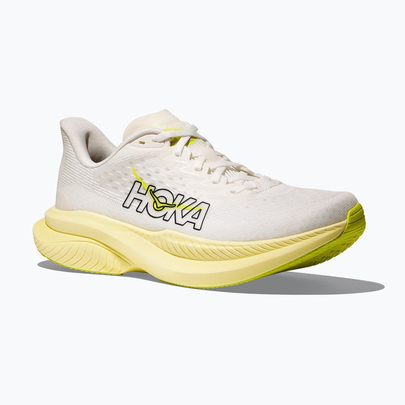 Női futócipő HOKA Mach 6 fehér/neon hoka citrus
