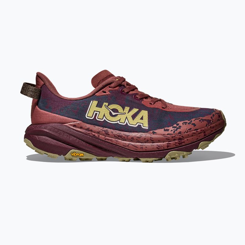 Női futócipő HOKA Speedgoat 6 rouge/fekete cseresznye 2