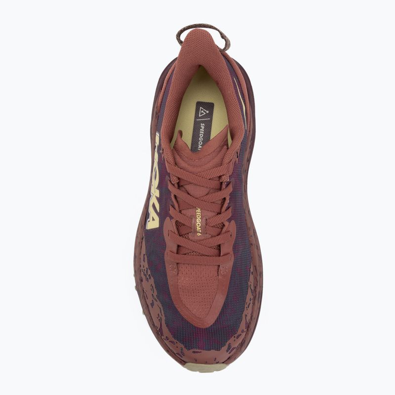 Női futócipő HOKA Speedgoat 6 rouge/fekete cseresznye 5