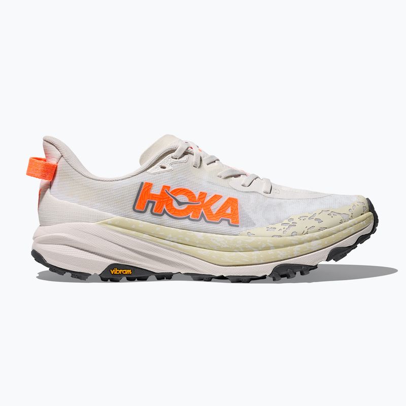 Férfi futócipő HOKA Speedgoat 6 Wide fehér/neon mandarin 2