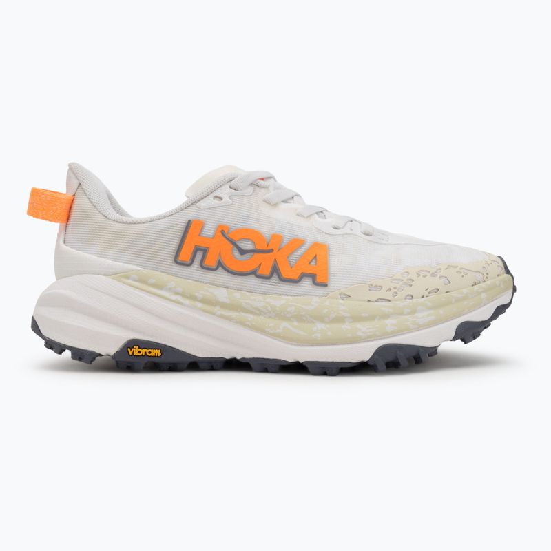 Férfi futócipő HOKA Speedgoat 6 Wide fehér/neon mandarin 2