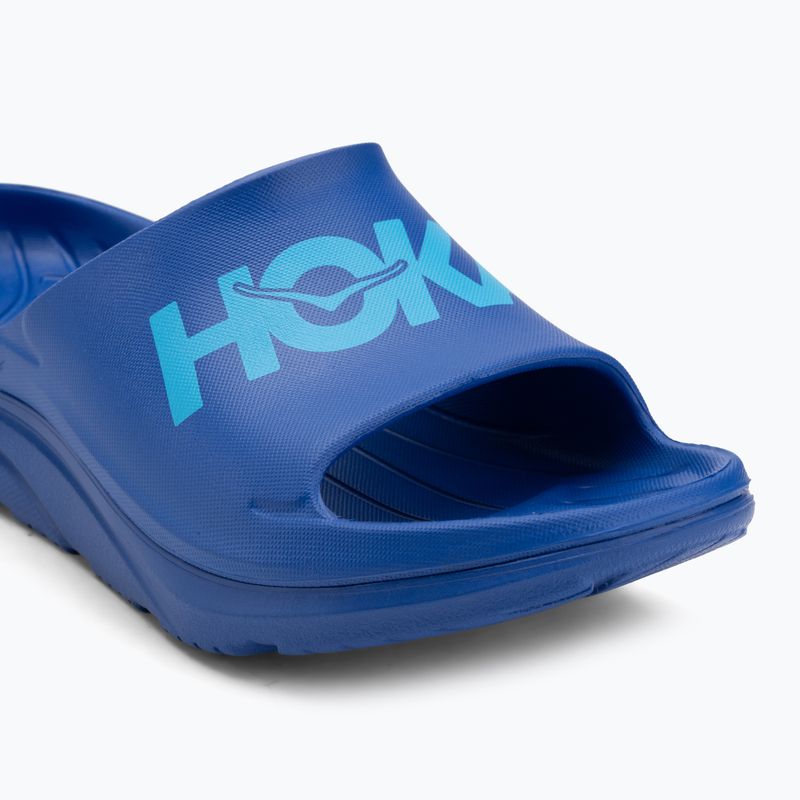 HOKA Ora Athletic Slide papucs ultramarine/skyward blue 7