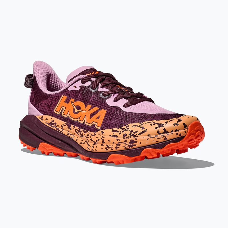 Gyerek futócipő HOKA Speedgoat 6 flower nectar/neon tangerine