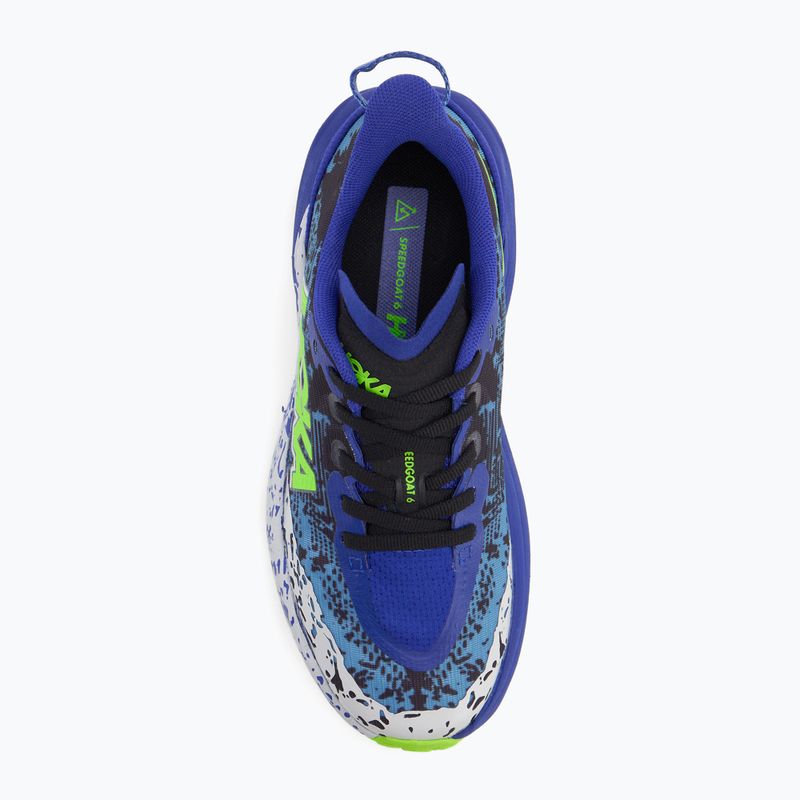 Gyerek futócipő HOKA Speedgoat 6 night sky/neon lime 5