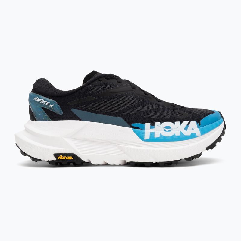Férfi futócipő Hoka Mafate X fekete/égkék 2