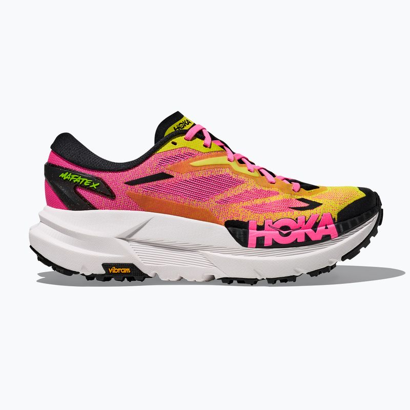 Férfi futócipő Hoka Mafate X neon hoka citrus/neon rózsa 2