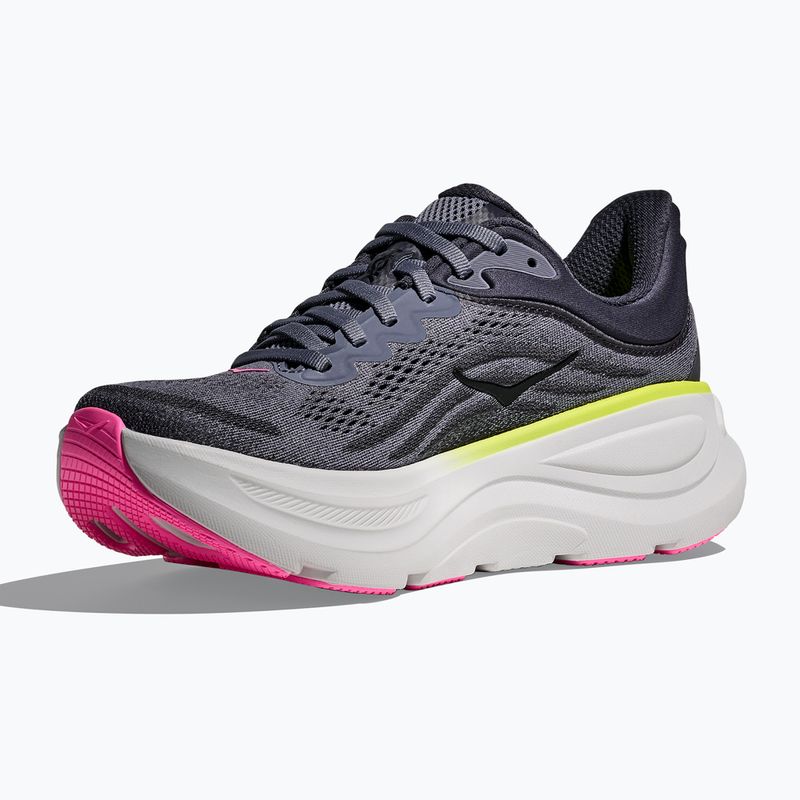 Női futócipő HOKA Bondi 9 charcoal grey/grey skies 4