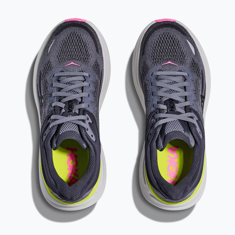 Női futócipő HOKA Bondi 9 charcoal grey/grey skies 8