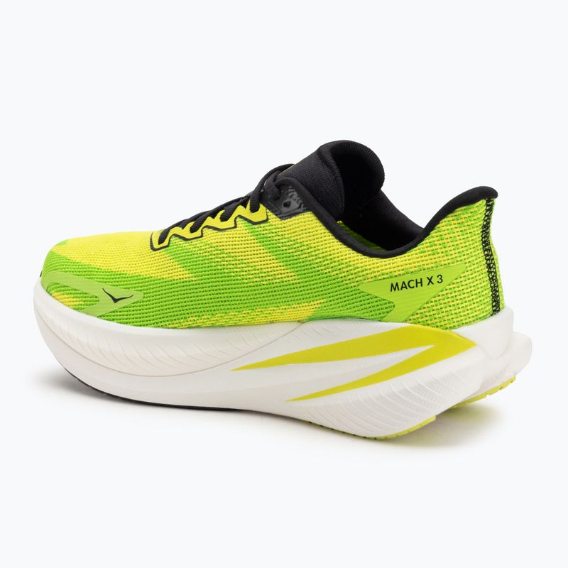 Férfi futócipő Hoka Mach X 3 neon hoka citrus/neon lime 3
