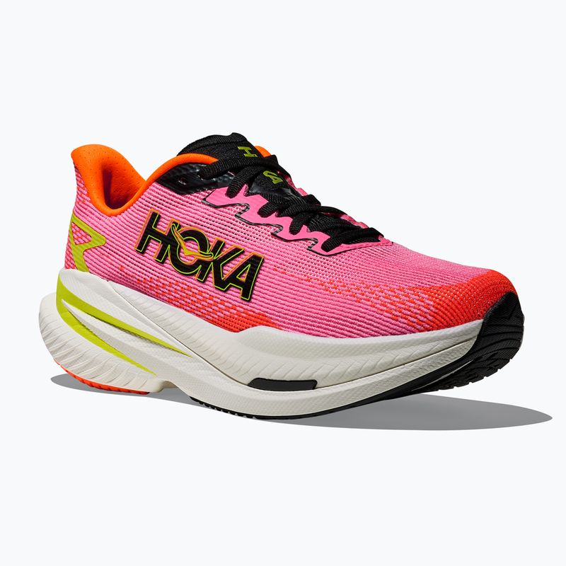 Női futócipő Hoka Mach X 3 neon rose/neon tangerine