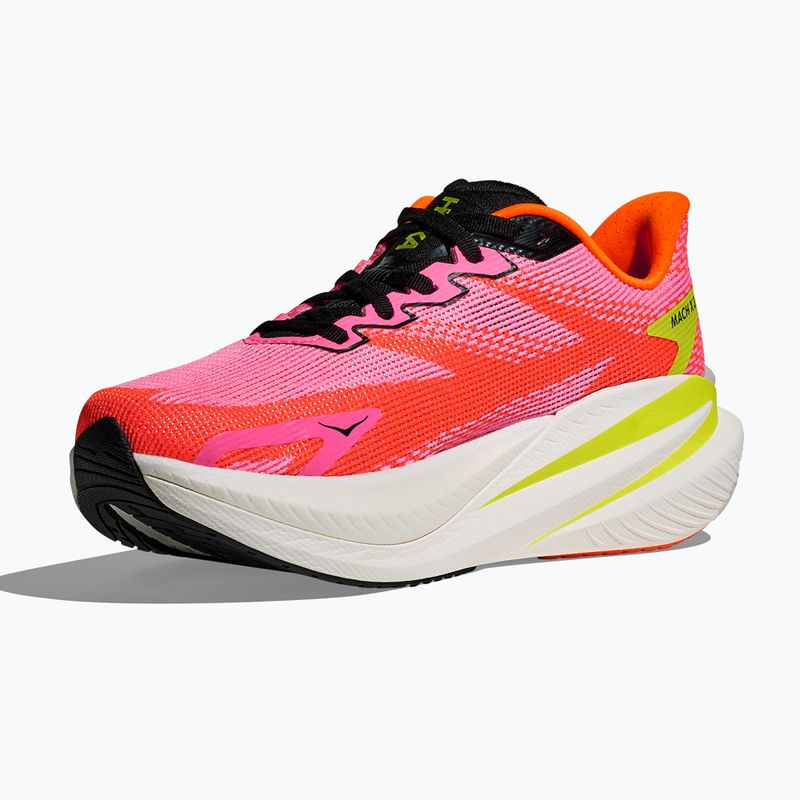 Női futócipő Hoka Mach X 3 neon rose/neon tangerine 4