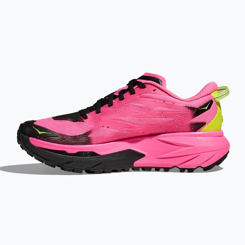 Férfi futócipő HOKA Mafate 5 neon rózsaszín/fekete 3