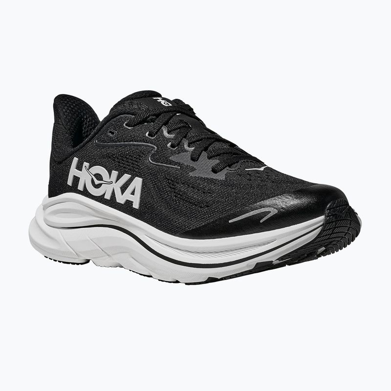 Gyerek futócipők HOKA Clifton 10 black/white 8
