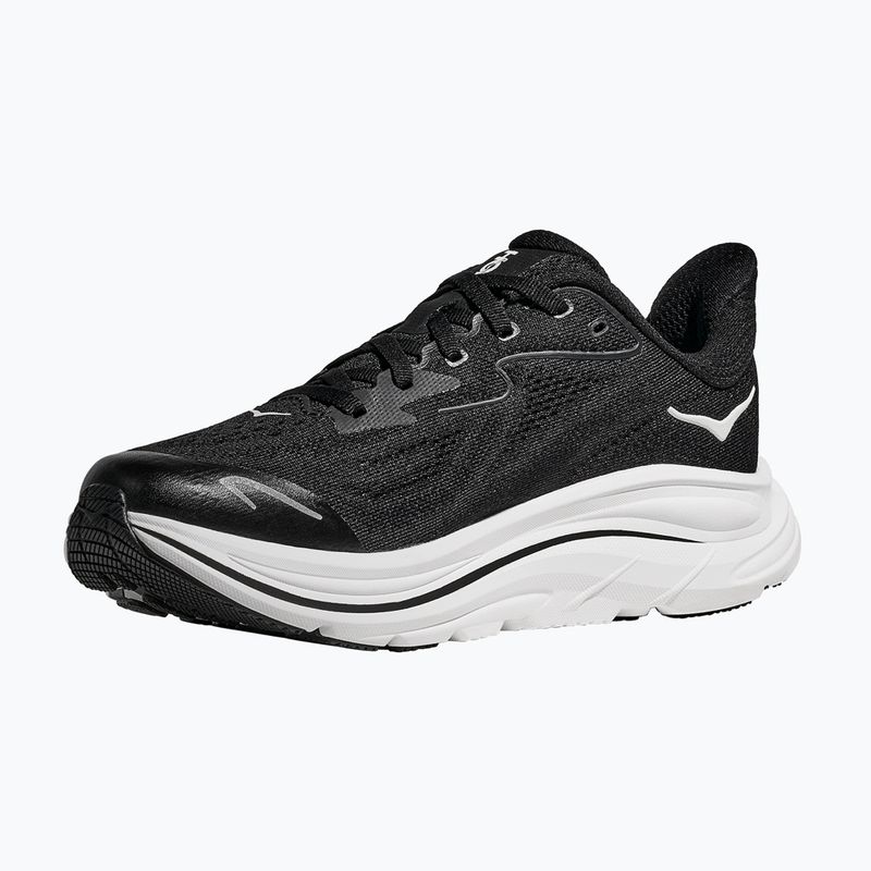 Gyerek futócipők HOKA Clifton 10 black/white 11