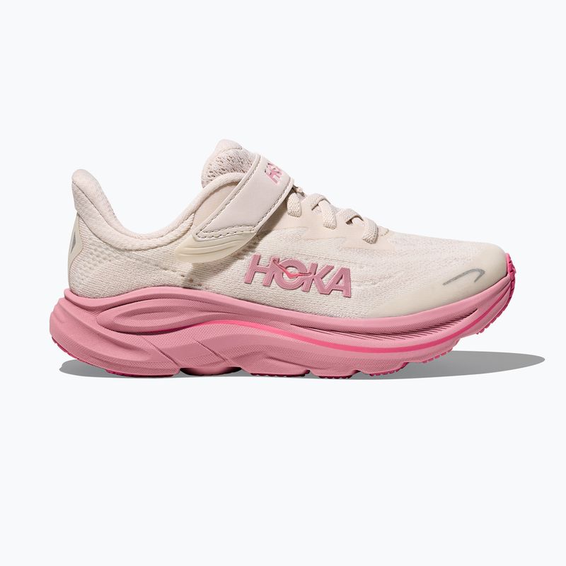 HOKA Clifton 10 rózsakrém/száraz rózsa gyermek futócipő 9