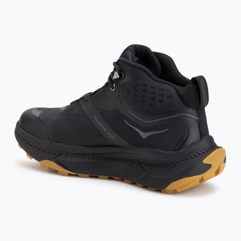Férfi túracipő HOKA Transport Hike GTX fekete/fekete 3
