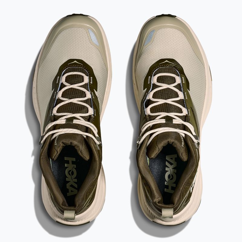 Férfi túracipők HOKA Transport Hike GTX fenyőzöld/kagylógomba 8