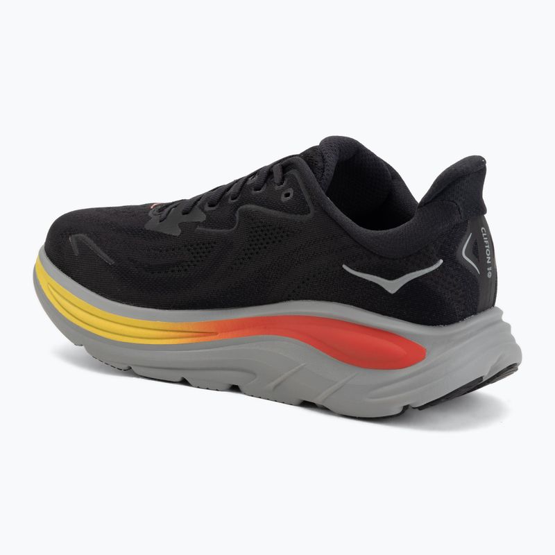 Férfi futócipő HOKA Clifton 10 black/grey 3