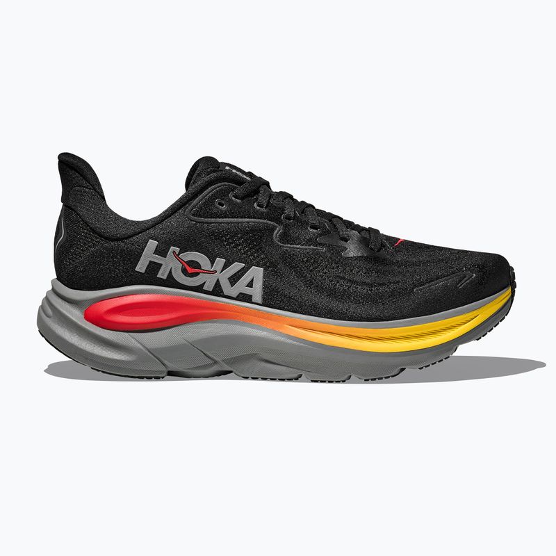Férfi futócipő HOKA Clifton 10 black/grey 2