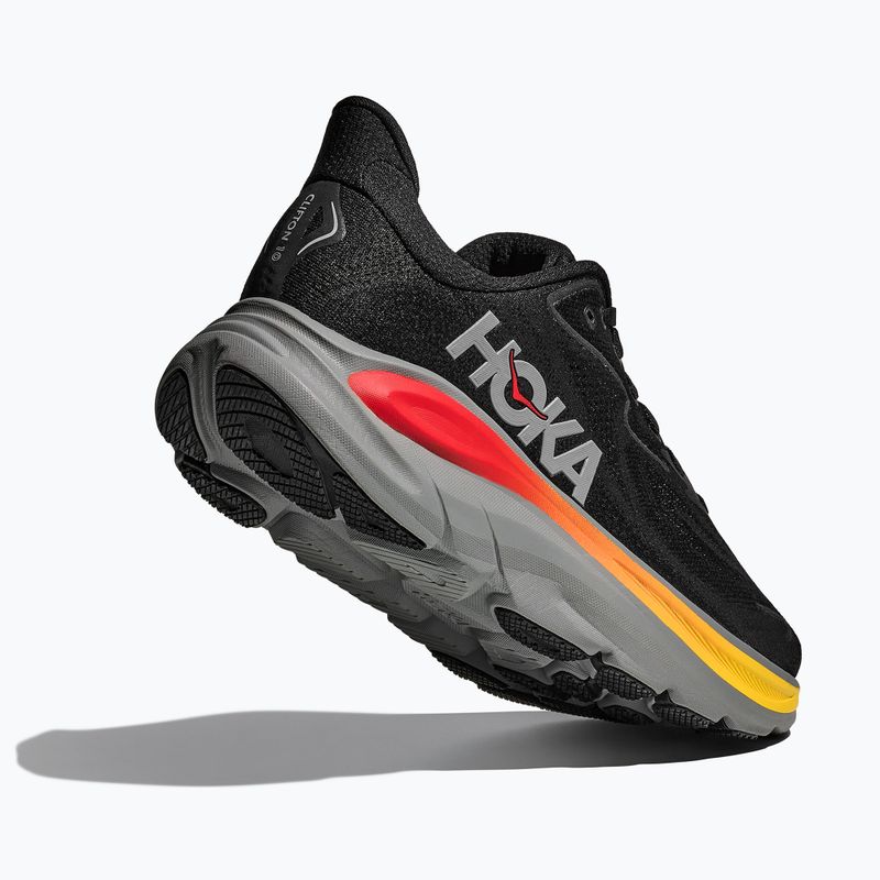 Férfi futócipő HOKA Clifton 10 black/grey 5