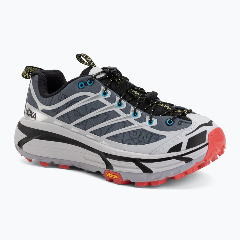 Cipők HOKA Mafate Three 2 Wordmark Ash Grey/Outer Orbit