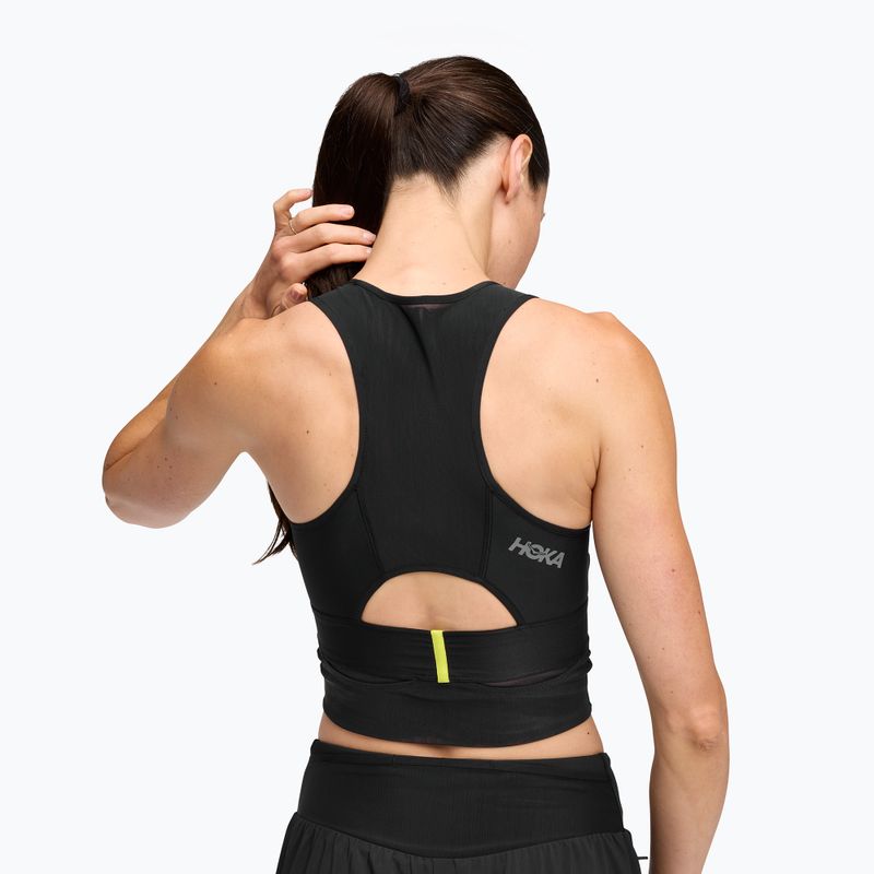 HOKA Race Day edzőmelltartó fekete/fekete 5