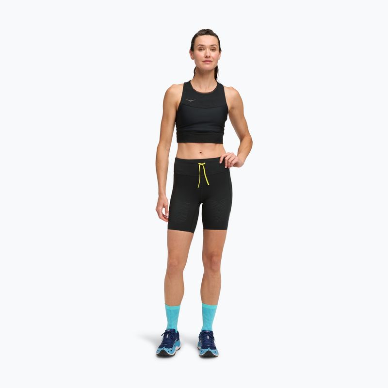 Női futó leggings HOKA Skybreeze Half fekete 2